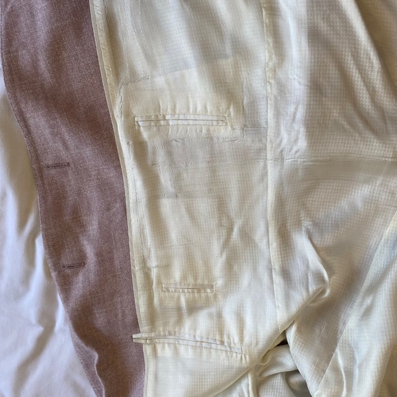 EMPORIO ARMANI G Line Light Pink Lavender Blazer EU 50 Viscose Old Money Wedding - Picture 10 of 16